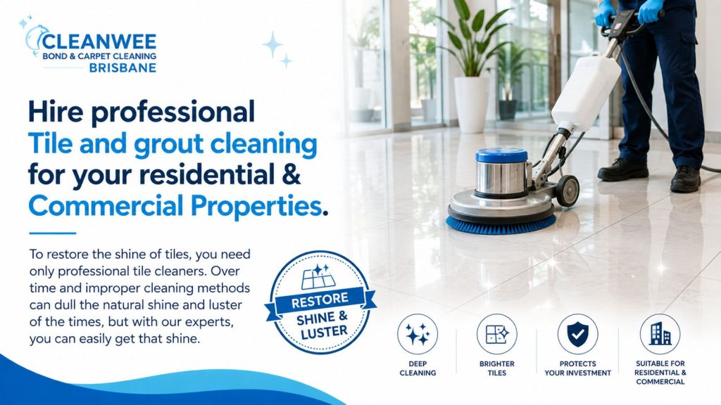 Hire professional Tile and grout cleaning for