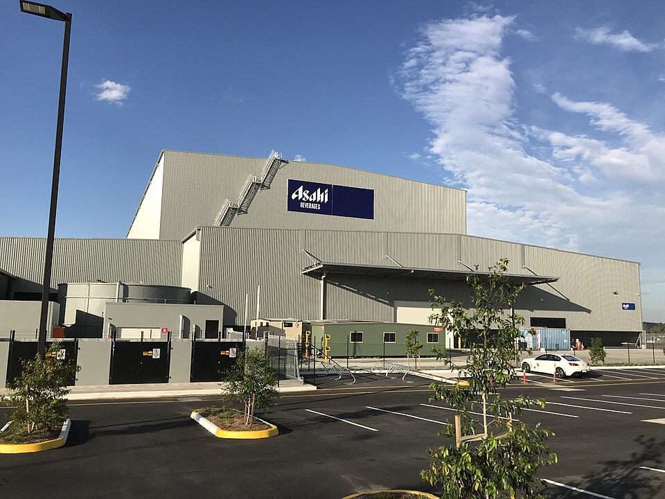 Asahi Beverages in the Industrial estate, Heathwood, Queensland