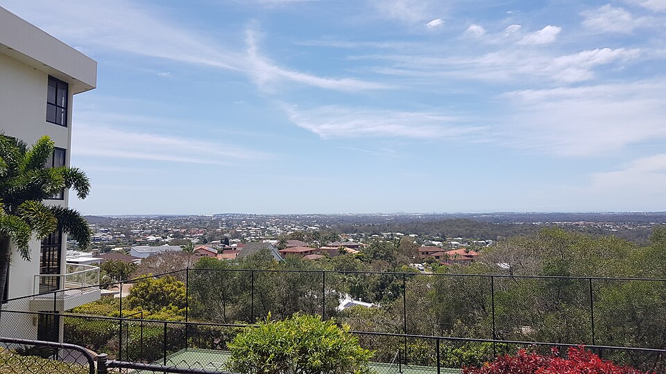 View from Whites Hill Reserve, Carina Heights, Queensland